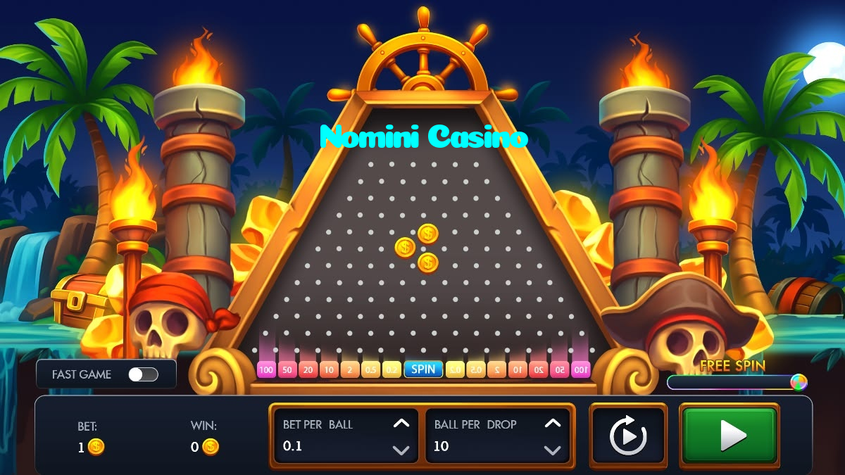 Nomini Casino casino presented on mobile device in Pakistan with slots and live games